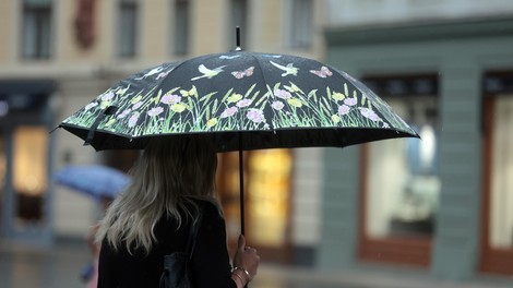 Pripravite dežnike: dež bo zajel vso Slovenijo, možni bodo nalivi