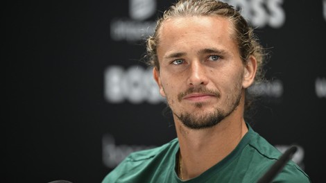 Šok na teniškem turnirju: Alexander Zverev je moral prekiniti dvoboj